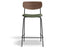 Rylie Bar Stool - American Walnut - Upholstered