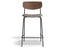 Rylie Bar Stool - American Walnut - Upholstered
