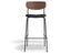 Rylie Bar Stool - American Walnut - Upholstered