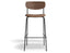Rylie Bar Stool - American Walnut - Upholstered