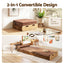 Folding Kraft Paper Bed Frame with Mattress and Pillow 300kg Capacity 200x60cm
