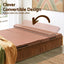 Folding Kraft Paper Bed Frame with Mattress and Pillow 300kg Capacity 200x60cm