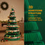 Jingle Jollys 47cm&111cm Christmas Tree Decoration Foldable Xmas Paper Tree