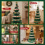 Jingle Jollys 47cm&111cm Christmas Tree Decoration Foldable Xmas Paper Tree