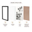 Set Of 2 A3 Premium Paradise Wooden Photo Frame