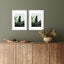 Set Of 2 A3 Mat to A4 Premium Paradise Wooden Photo Frame