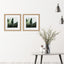 Set Of 2 30x30cm Mat to 20x20cm Premium Paradise Wooden Photo Frame