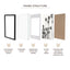 60x90cm Mat to 50x70cm Premium Paradise Wooden Photo Frame