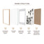 A1 Mat to A2 Premium Paradise Wooden Photo Frame