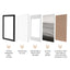 50x50cm Mat to 40x40cm Premium Paradise Wooden Photo Frame