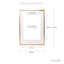 A3 Mat to A4 Premium Metal Photo Frame