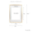 A2 Mat to A3 Premium Metal Photo Frame