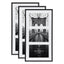Metal 3 Slot Collage Photo Frame 10x15cm Set Of 3