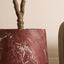 Ziggy Planter Red Marble Look (50cm)