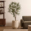Ziggy Planter Travertine Look (50cm)