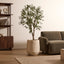 Ziggy Planter Travertine Look (50cm)