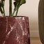 Ziggy Planter Red Marble Look (37cm)