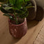 Ziggy Planter Red Marble Look (37cm)
