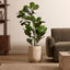 Ziggy Planter Travertine Look (37cm)