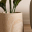 Ziggy Planter Travertine Look (37cm)