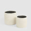 Leura Set of 2 Planters White