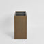 Odile Fiber Cement Dual Planter with Wheels Rust