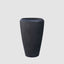 Pebble Set of 2 Tall Planters Black