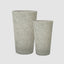 Ridge Set of 2 Tall Planters White