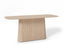 P.O.V. Table 468 Rectangle (Heavily Rounded Corners) - European Oak - By TON