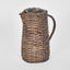 Rattan Jug With Glass Insert Small
