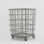 Grape Pickers Basket On Wheels