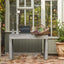 Zinc Garden Console Table