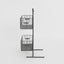 Burgundy Basket Stand