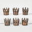 Crown Napkin Ring Set of 6