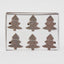 Christmas Tree Napkin Ring Set of 6 (Set of 2)