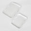 White Metal Trays Set2
