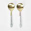 Enamel Serving Spoons Set of 2