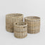 Luna Round Storage Basket set 3
