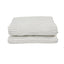 Ticking Sherpa Throw Quilt Grey