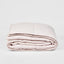 Ticking Throw Quilt 240x240 Pink