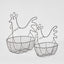 Chicken Baskets Set of 2