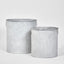 Round Tubs Set of 2