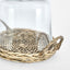 Willow Plate With Glass Cloche
