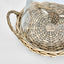 Willow Plate With Glass Cloche