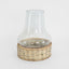Chimney Hurricane With Wicker Base
