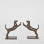 Theo Dog Cast Iron Bookends