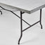 Metal Dining Table 200cm x 88cm x 75cm