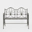 Ivy Foldable Garden Bench Black