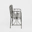 Ivy Foldable Garden Bench Black