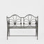 Ivy Foldable Garden Bench Black